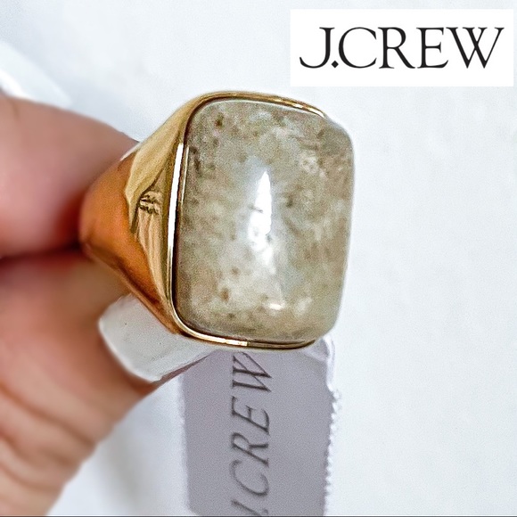 J. CREW Semiprecious Stone Statement Ring - Picture 1 of 4